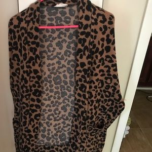 Cheetah print sweater